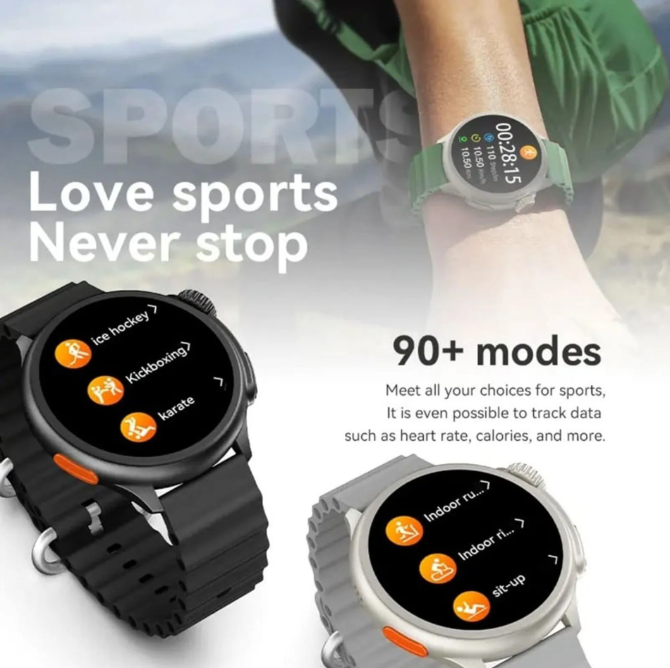 Smartwatch Acuatico HW3 Ultra Max Negro